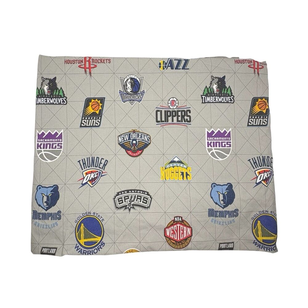 POTTERY BARN TEEN PB NBA LAKERS SPORTS BASKETBALL TWIN SHEET